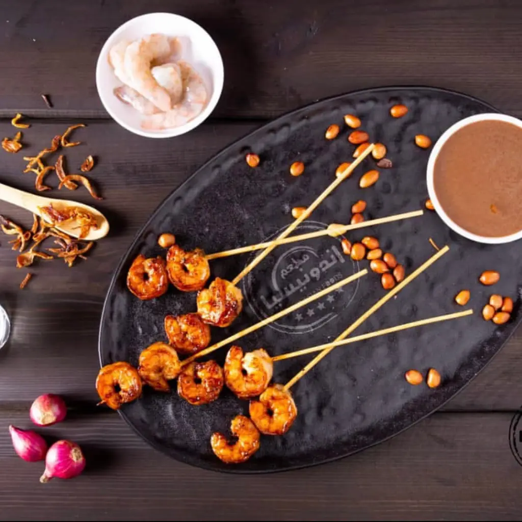 Shrimp Satti - 5 Skewers